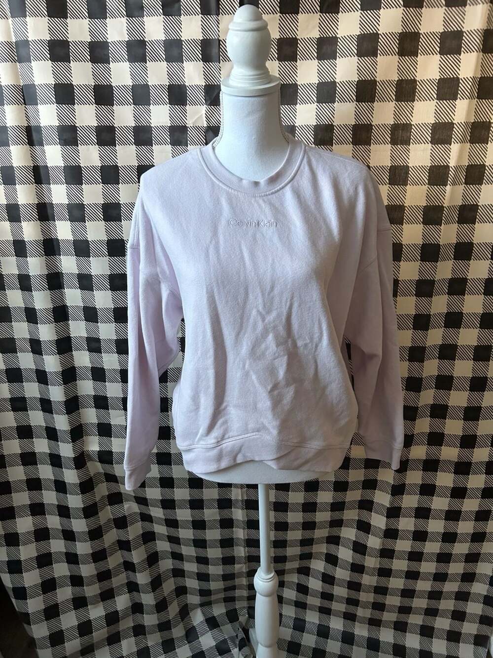 Calvin Klein Performance Women's Fleece Crewneck Sweatshirt Lilac Lavender